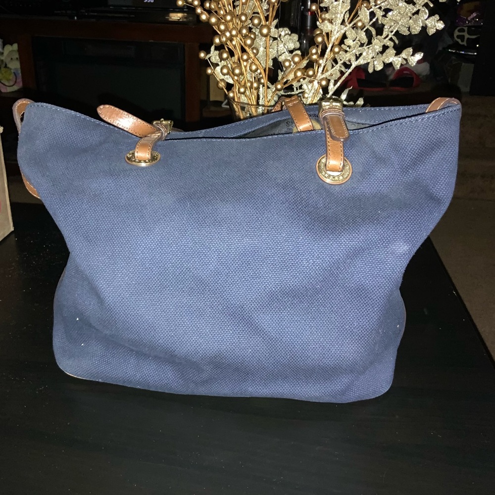 Blue Michael Kors bag